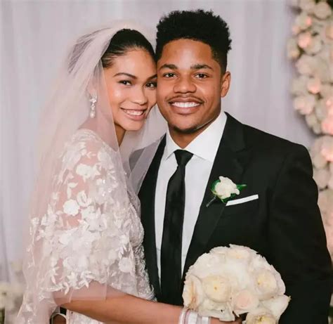 chanel iman's wedding dress|chanel iman husband and kids.